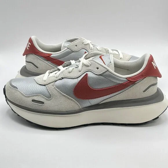 Women's Nike Phoenix Waffle Light Bone/Orange FD2196-001Size Women 11 Men 9.5 - Picture 9 of 11